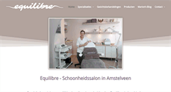 Desktop Screenshot of equilibre-amstelveen.nl