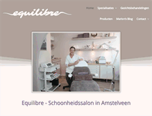 Tablet Screenshot of equilibre-amstelveen.nl